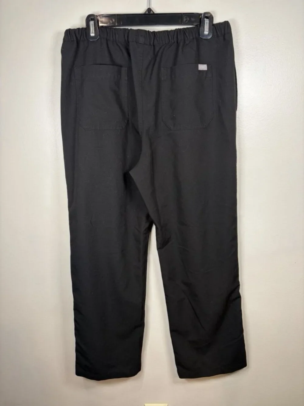 FIGS Pisco Basic Scrub Pants Men's large Short Black Gray Heathcare Nurse
